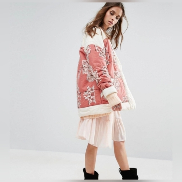 Free People Paisley Poplin Jacket - Picture 6 of 16